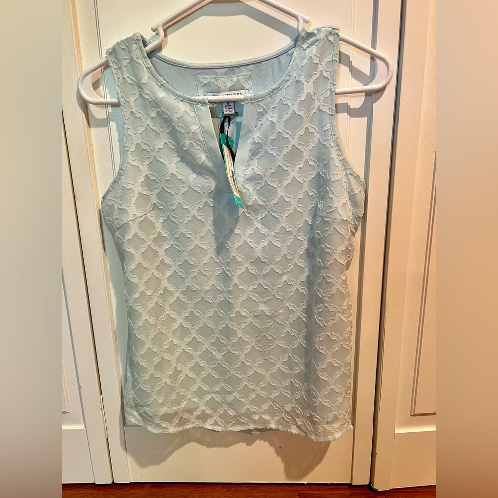 NWT mixed material blouse from 41 Hawthorn